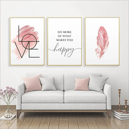 Blush Pink Wall Art