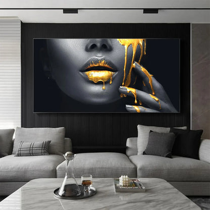 Gold Face Wall Art